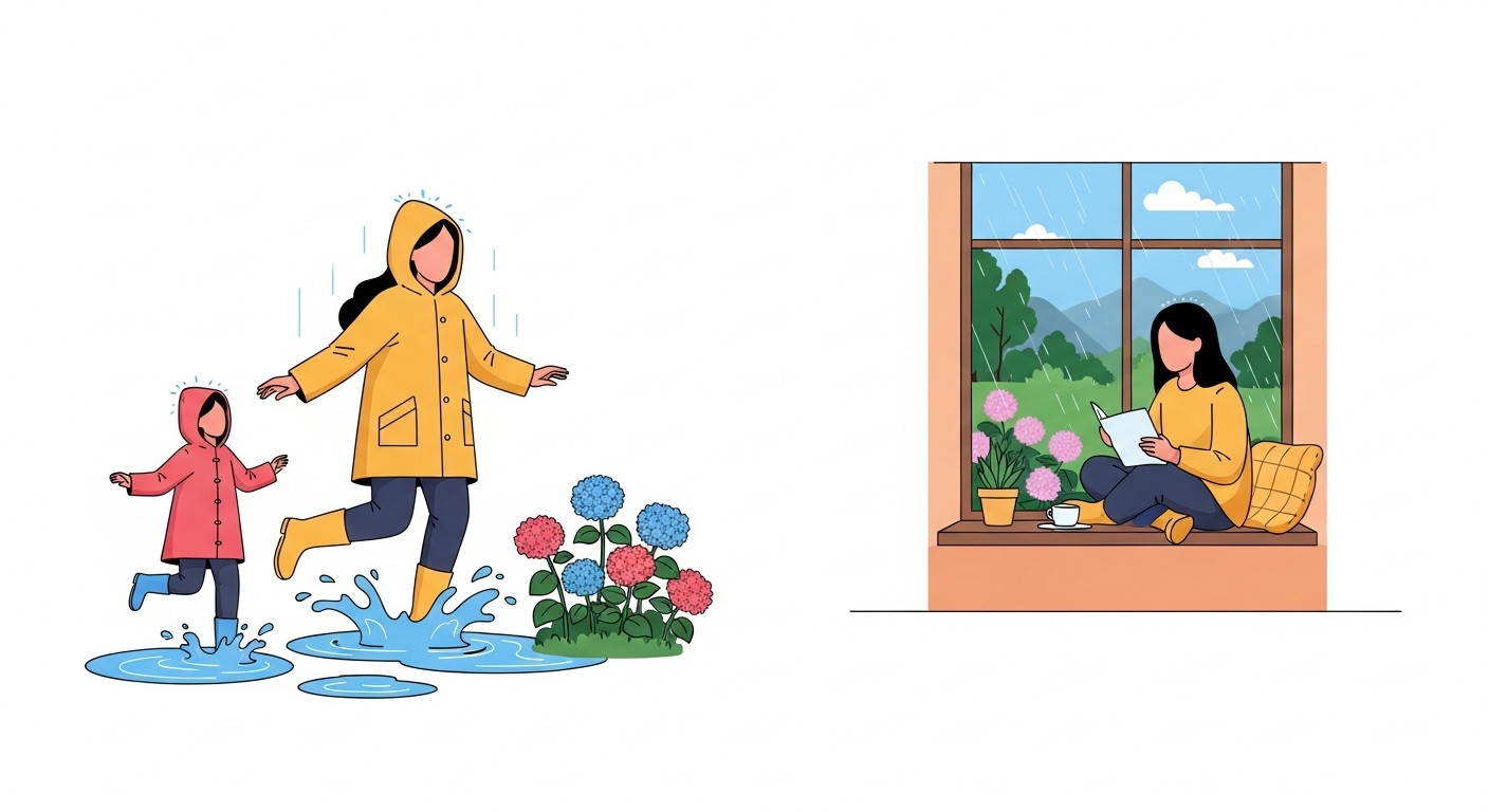 『梅雨は我慢の季節』って思い込んでない？実はチャンスの宝庫なんだよ